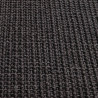 Dywanik, naturalny sizal, 66x200 cm, czarny