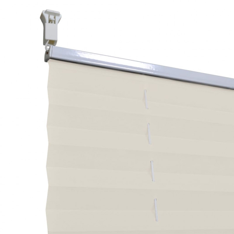 Roleta plisowana, kremowa (40x100cm)