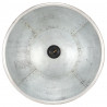 Industrialna lampa wisząca, 25 W, srebrna, okrągła, 40 cm, E27