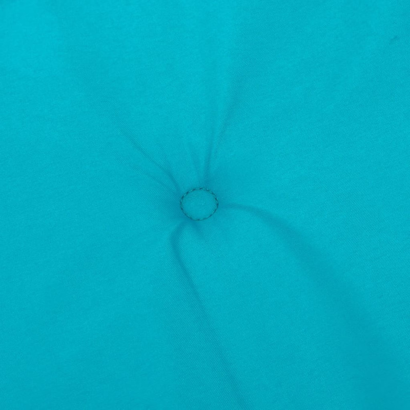 Poduszki na krzesła z niskim oparciem, 6 szt., turkusowe