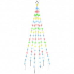 Choinka do montażu na maszcie, 108 kolorowych diod LED, 180 cm