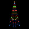Choinka do montażu na maszcie, 108 kolorowych diod LED, 180 cm