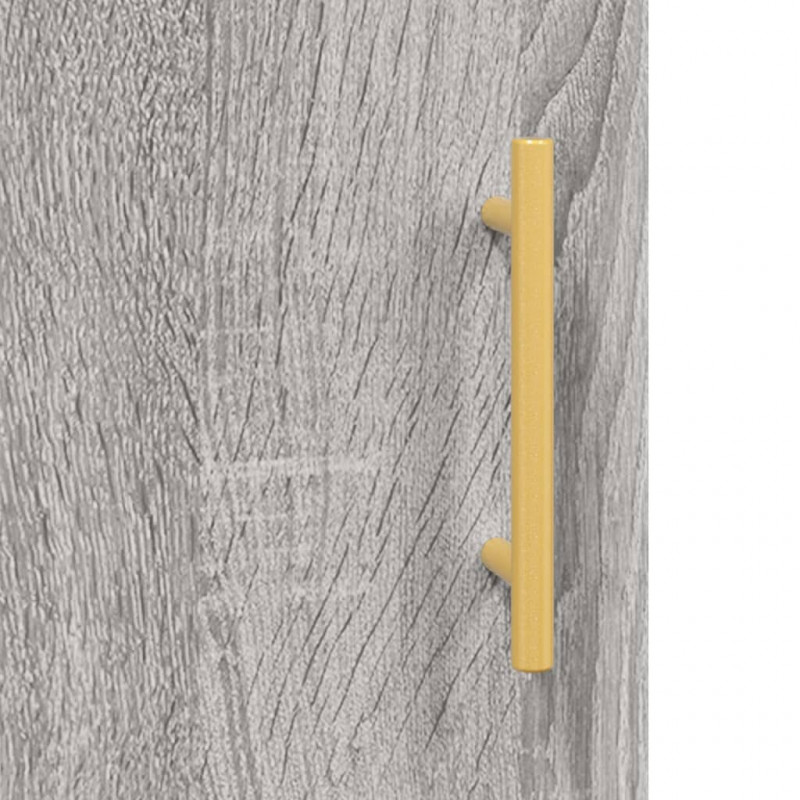 Komoda, szary dąb sonoma, 100x36x60 cm, materiał drewnopochodny