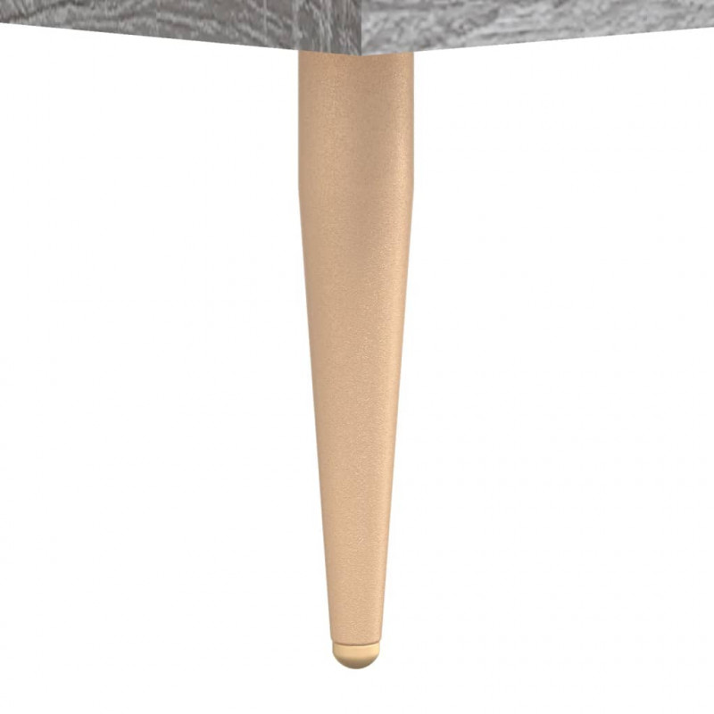 Komoda, szary dąb sonoma, 100x36x60 cm, materiał drewnopochodny