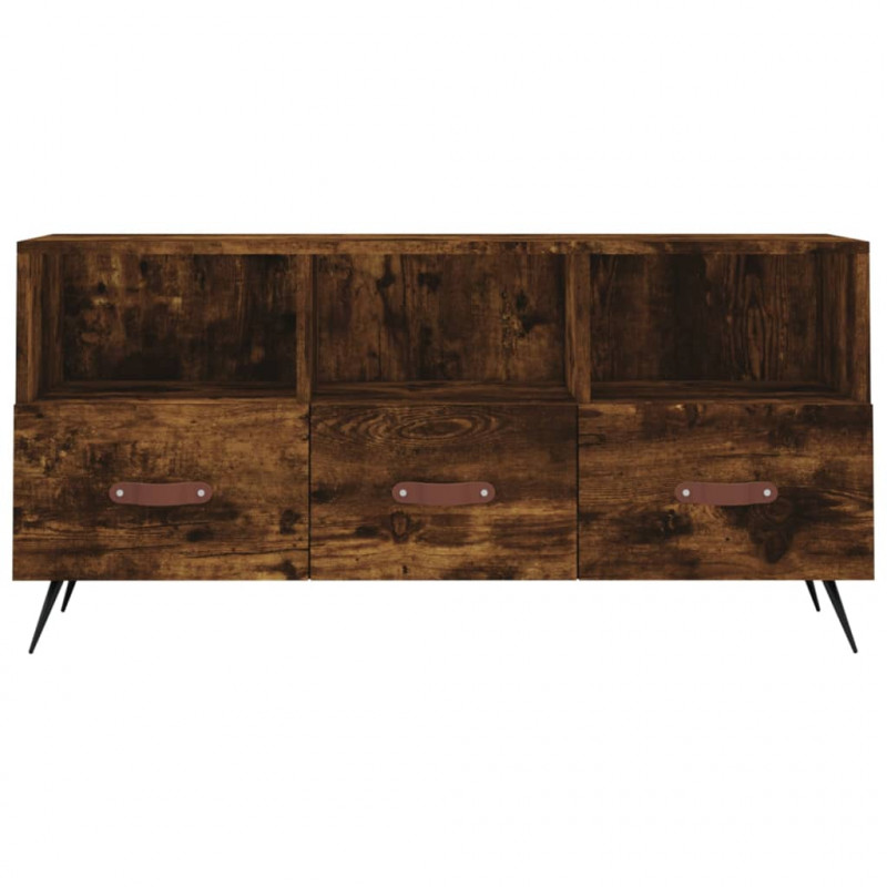 Szafka pod TV, przydymiony dąb, 102x36x50 cm
