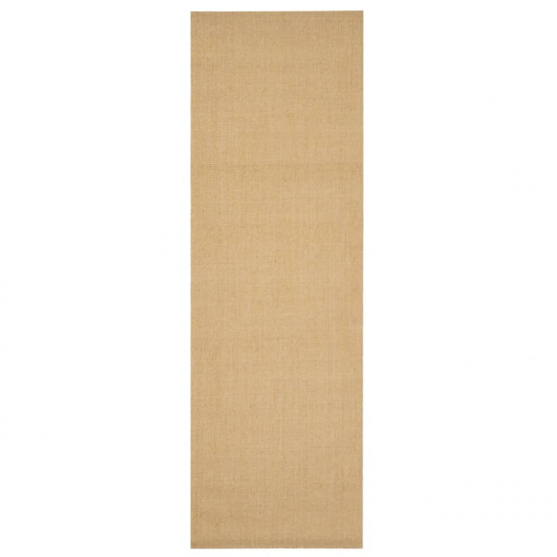 Dywanik, naturalny sizal, 80x250 cm