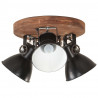 Industrialna lampa sufitowa, 25 W, czarna, 42x27 cm, E27
