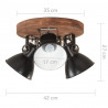 Industrialna lampa sufitowa, 25 W, czarna, 42x27 cm, E27