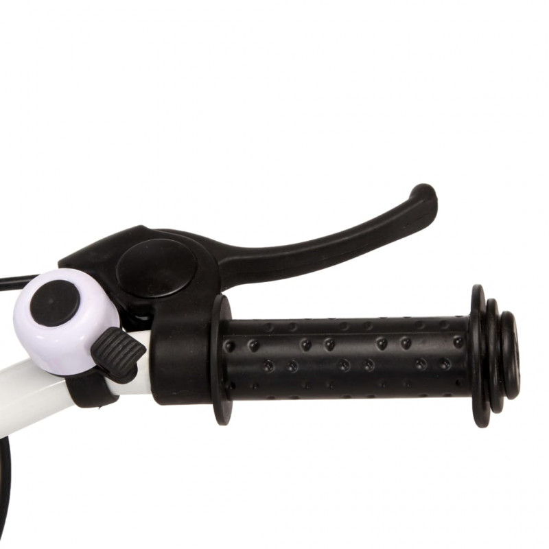 Rower dla dzieci, 20 cali, różowo-biały