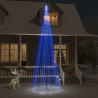 Choinka do montażu na maszcie, 732 niebieskich diod LED, 500 cm