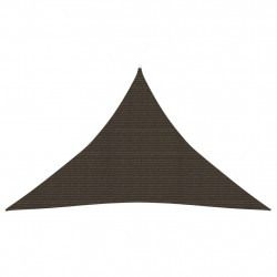 Żagiel przeciwsłoneczny, 160 g/m², brązowy, 4x4x5,8 m, HDPE