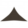Żagiel przeciwsłoneczny, 160 g/m², brązowy, 4x4x5,8 m, HDPE
