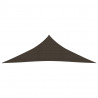 Żagiel przeciwsłoneczny, 160 g/m², brązowy, 4x4x5,8 m, HDPE