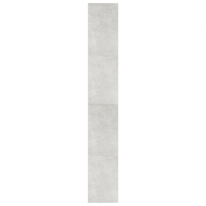 Regał na książki/przegroda, szarość betonu, 100x30x198 cm