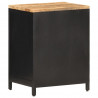 Szafka nocna, 40 x 30 x 53 cm, lite, surowe drewno mango