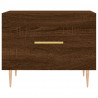Stolik kawowy, brązowy dąb, 50x50x40 cm