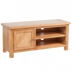 Szafka pod TV, 103 x 36 x 46 cm, lite drewno dębowe