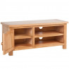 Szafka pod TV, 103 x 36 x 46 cm, lite drewno dębowe