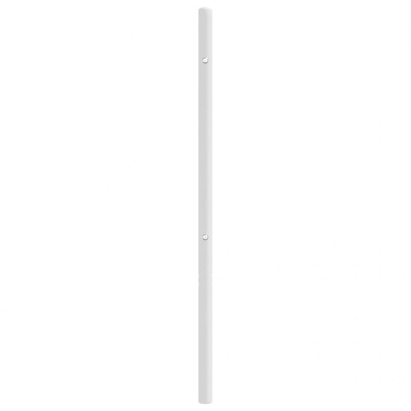 Metalowe wezgłowie, białe, 107 cm