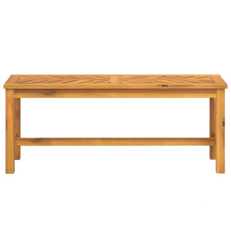 Ławka ogrodowa, 110 cm, lite drewno akacjowe