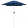Parasol, niebieski, 200 x 224 cm, aluminium