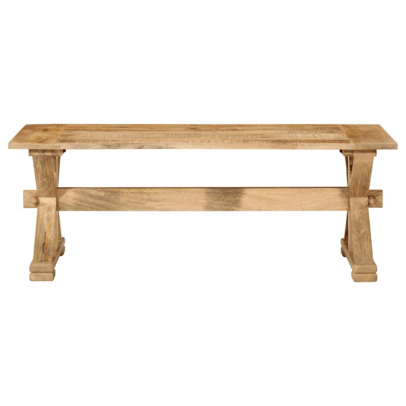 Stolik kawowy, 110x52x40 cm, lite drewno mango