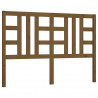 Wezgłowie łóżka, miodowy brąz 166x4x100 cm, lite drewno sosnowe