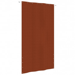 Parawan balkonowy, terakota, 160x240 cm, tkanina Oxford