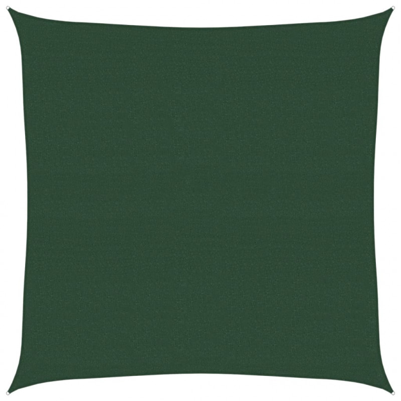 Żagiel przeciwsłoneczny 160 g/m², ciemnozielony, 4,5x4,5m, HDPE