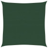 Żagiel przeciwsłoneczny 160 g/m², ciemnozielony, 4,5x4,5m, HDPE