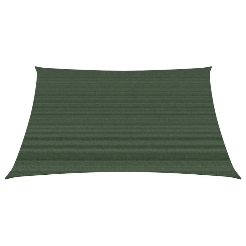 Żagiel przeciwsłoneczny 160 g/m², ciemnozielony, 4,5x4,5m, HDPE
