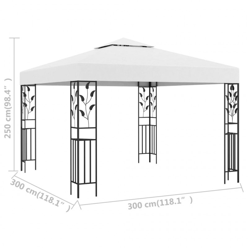 Altana, 3 x 3 m, biała, 180 g/m²