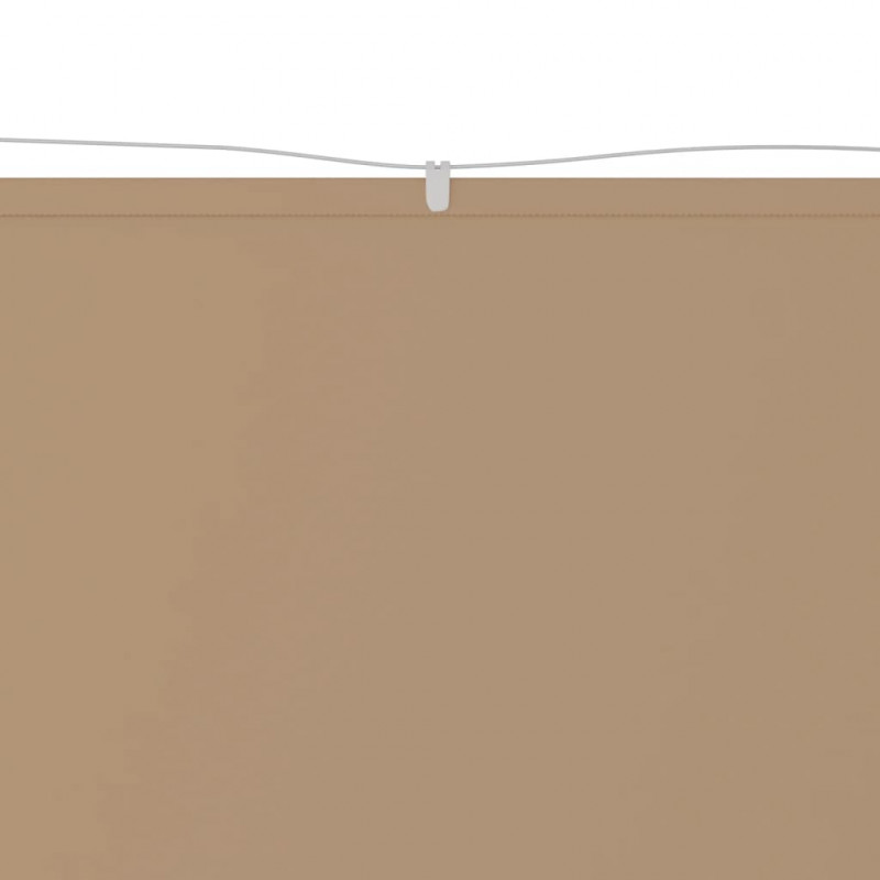 Markiza pionowa, kolor taupe, 180x600 cm, tkanina Oxford