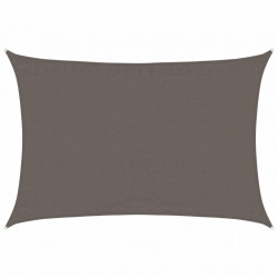 Żagiel przeciwsłoneczny, 160 g/m², antracytowy, 3,5x5 m, HDPE