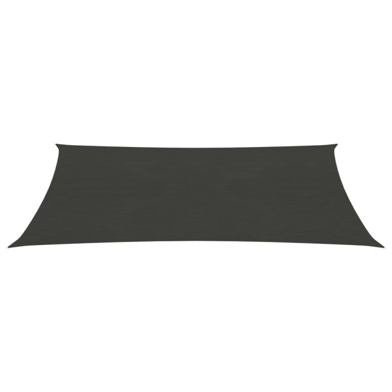 Żagiel przeciwsłoneczny, 160 g/m², antracytowy, 3,5x5 m, HDPE