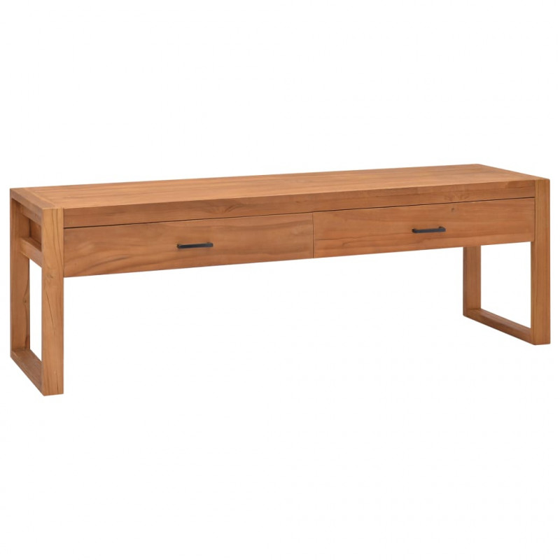 Szafka pod telewizor, 140x40x45 cm, drewno tekowe