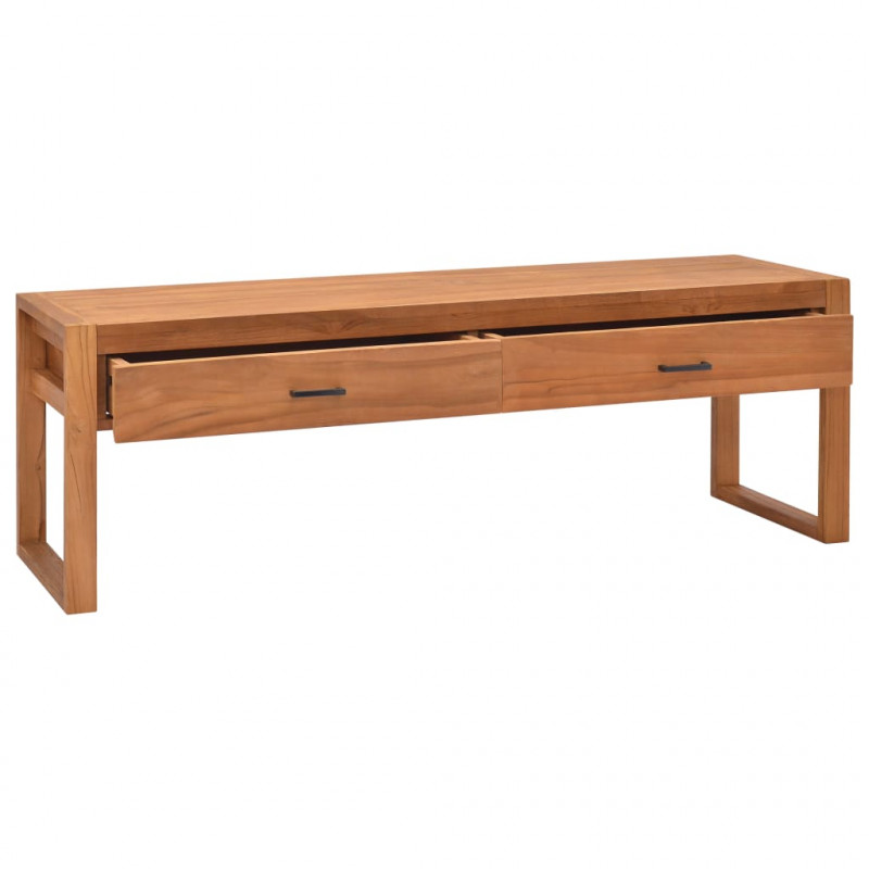 Szafka pod telewizor, 140x40x45 cm, drewno tekowe
