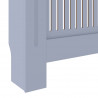 Osłona na kaloryfer, MDF, szara, 205 cm