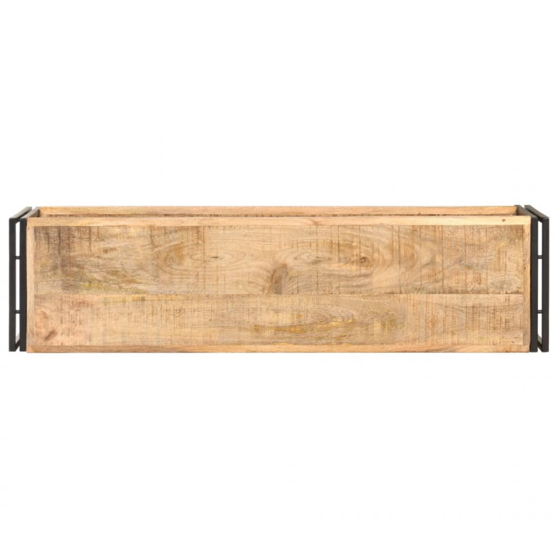 Szafka pod TV, 120x30x40 cm, surowe drewno mango