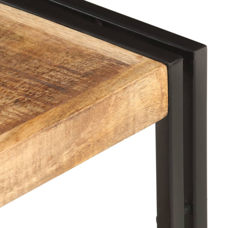 Szafka pod TV, 120x30x40 cm, surowe drewno mango