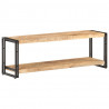 Szafka pod TV, 120x30x40 cm, surowe drewno mango
