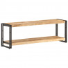 Szafka pod TV, 120x30x40 cm, surowe drewno mango