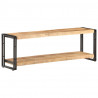 Szafka pod TV, 120x30x40 cm, surowe drewno mango