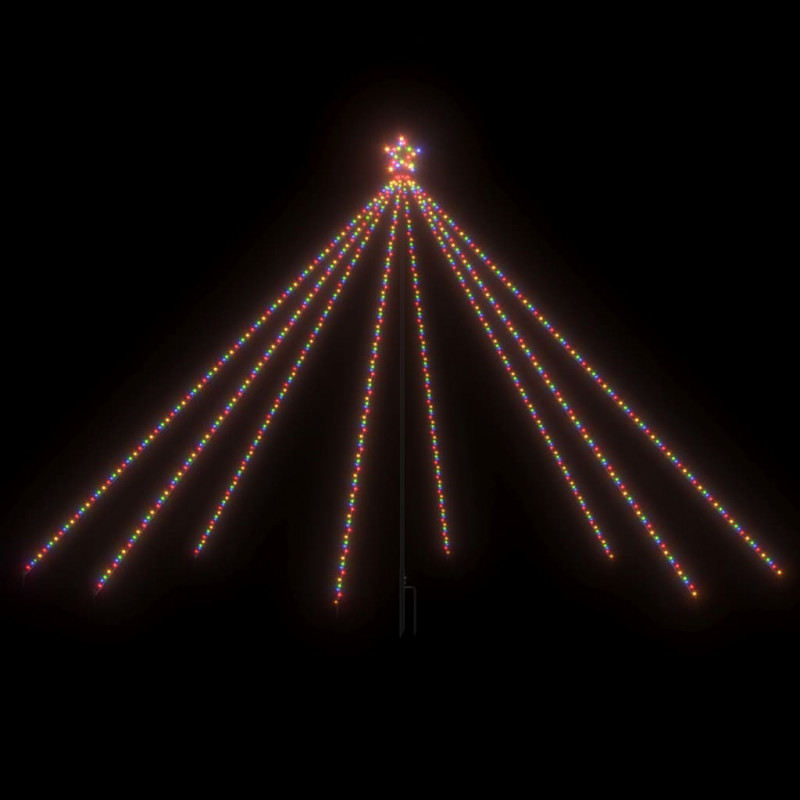 Choinka z lampek, wewn./zewn., 576 kolorowych diod LED, 3,6 m