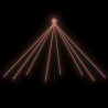 Choinka z lampek, wewn./zewn., 576 kolorowych diod LED, 3,6 m