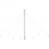Choinka z lampek, wewn./zewn., 576 kolorowych diod LED, 3,6 m