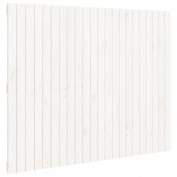 Wezgłowie łóżka, białe, 140x3x110 cm, lite drewno sosnowe