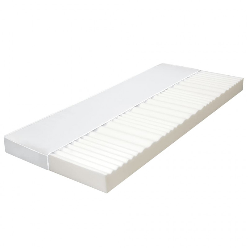 Materac, 80x200 cm, 7 stref, pianka PU, 10 cm, H2 H3