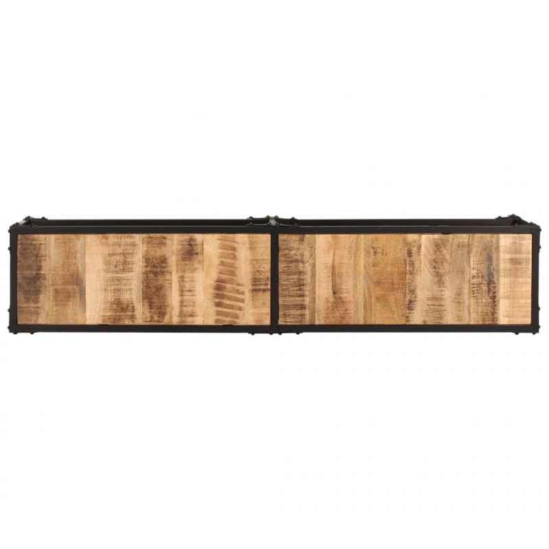Szafka pod TV, 150x30x41 cm, lite drewno mango