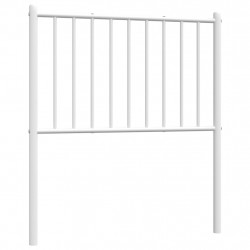 Metalowe wezgłowie, białe, 75 cm